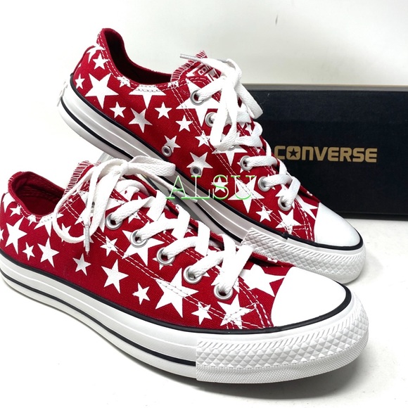 Converse 🔥SALE!🔥 Ctas Canvas Low Top Day Ahead Red Women’s Size 7.5 147119F - Picture 10 of 11